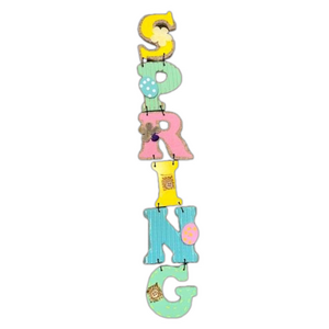 Easter Spring Decor Wooden Door Hanging Sign
